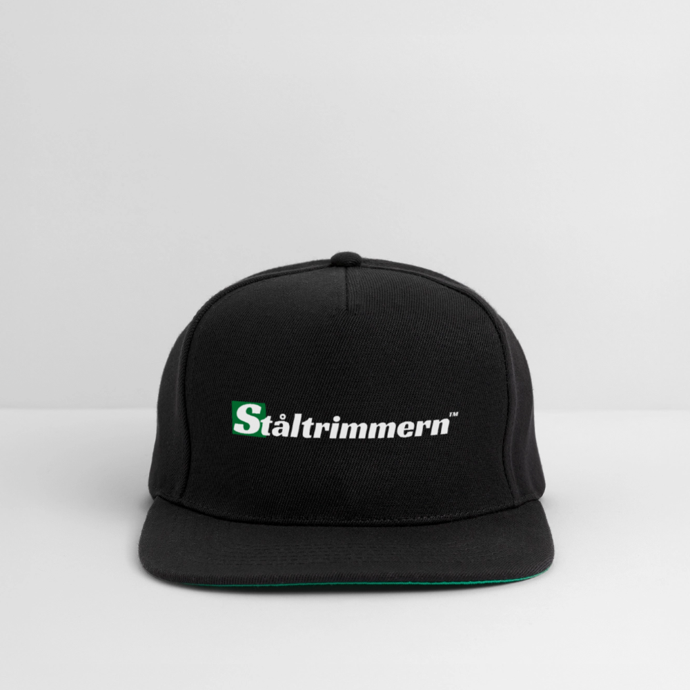 Snapback Cap - svart/svart