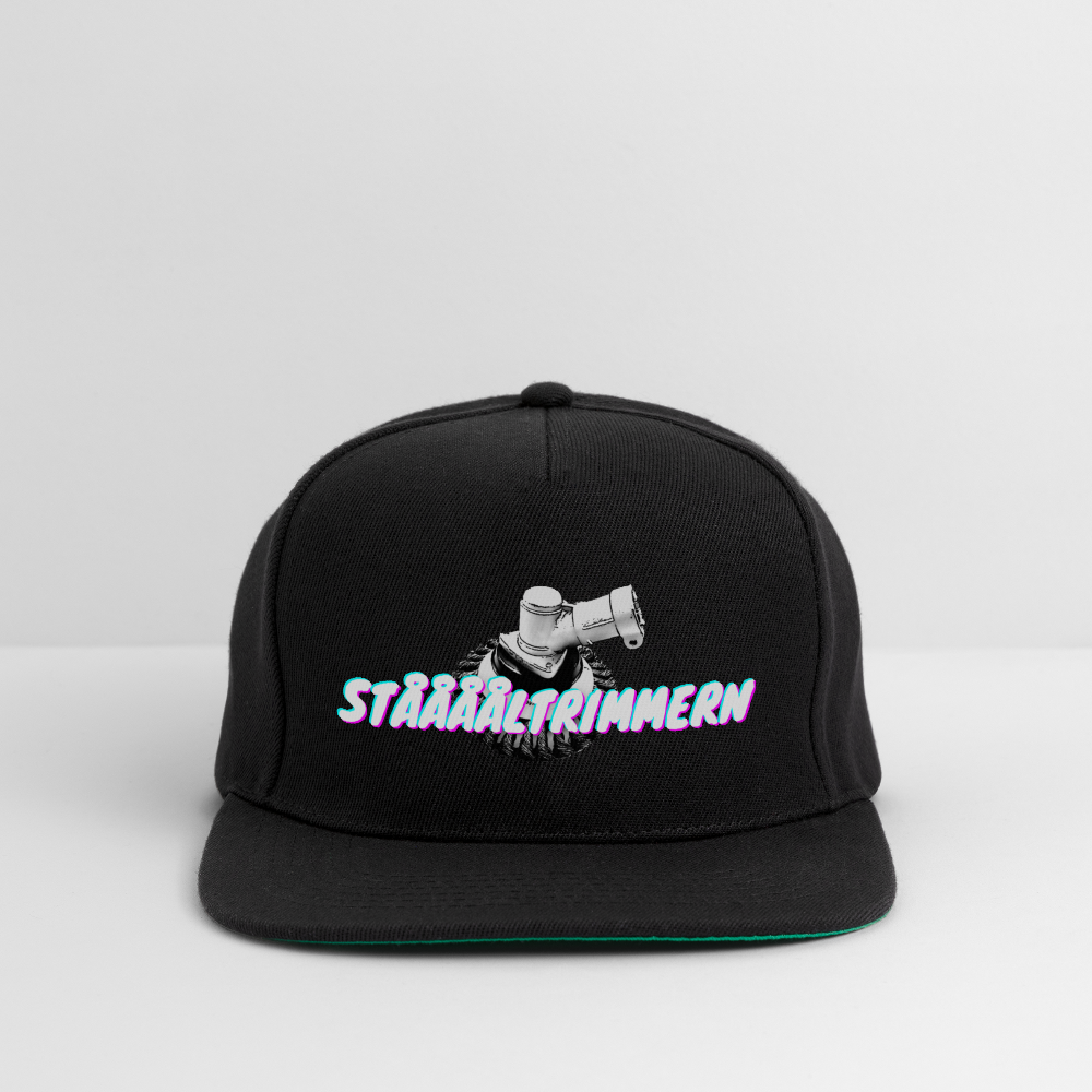 Snapback Cap - svart/svart