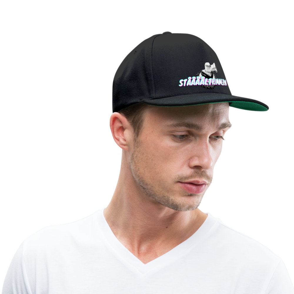 Snapback Cap - svart/svart